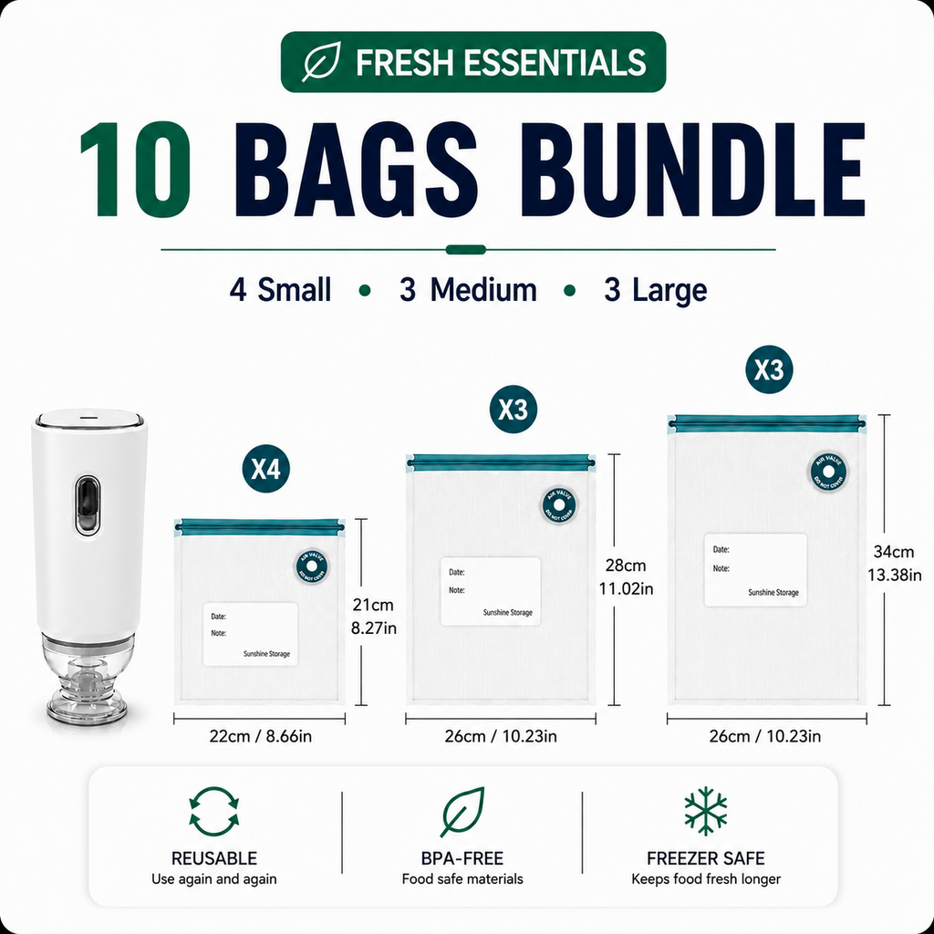 Echo Seal™ – Premium Mini Vacuum Sealer