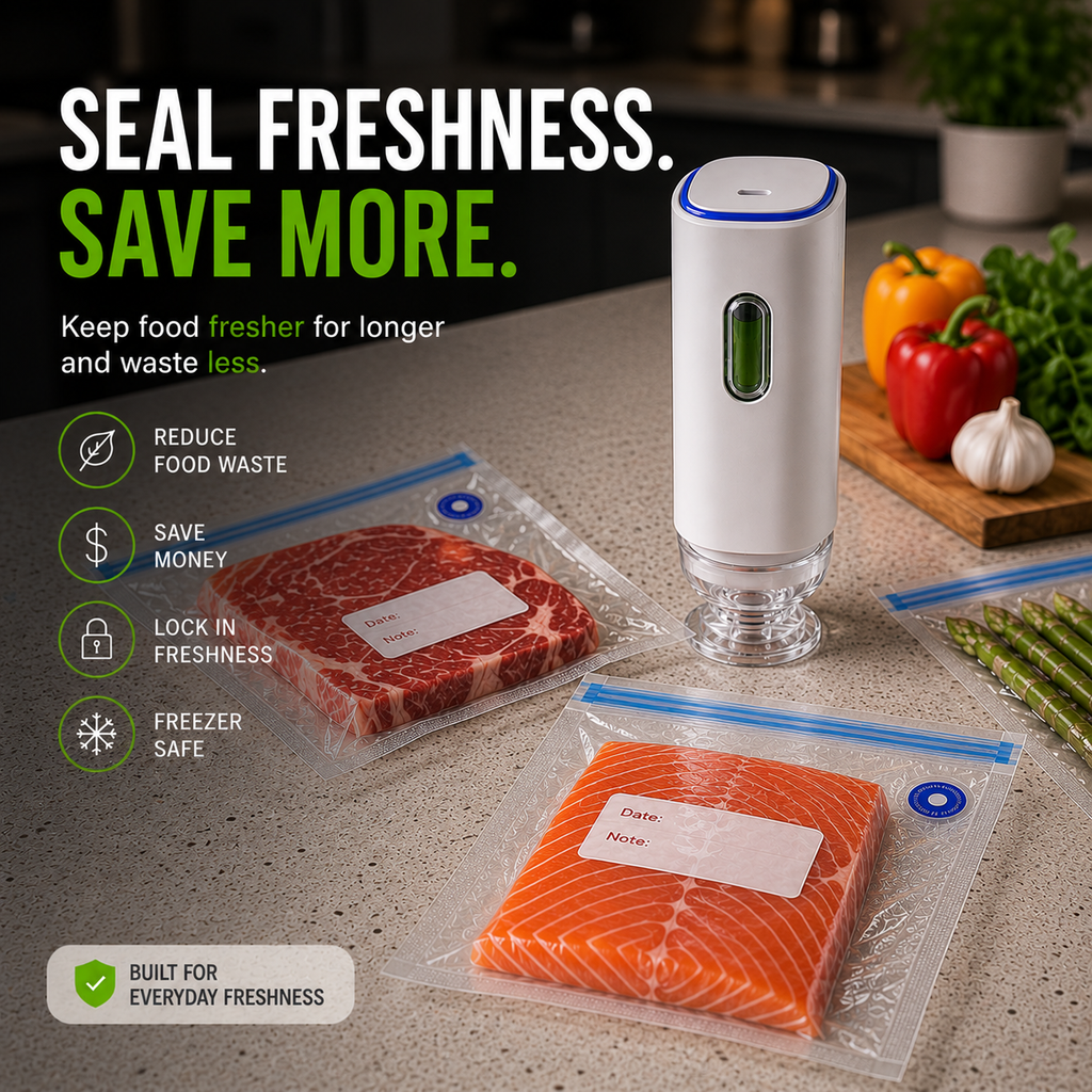 Echo Seal™ – Premium Mini Vacuum Sealer