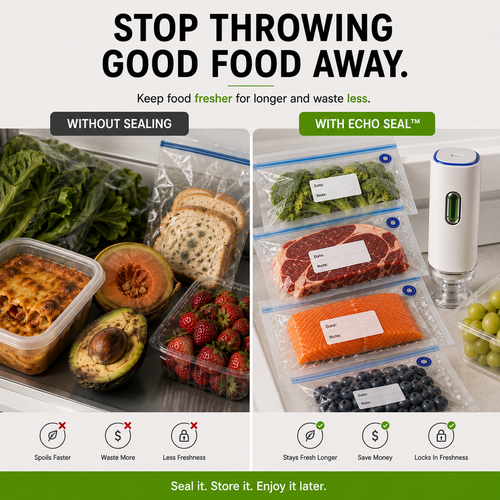 Echo Seal™ – Premium Mini Vacuum Sealer