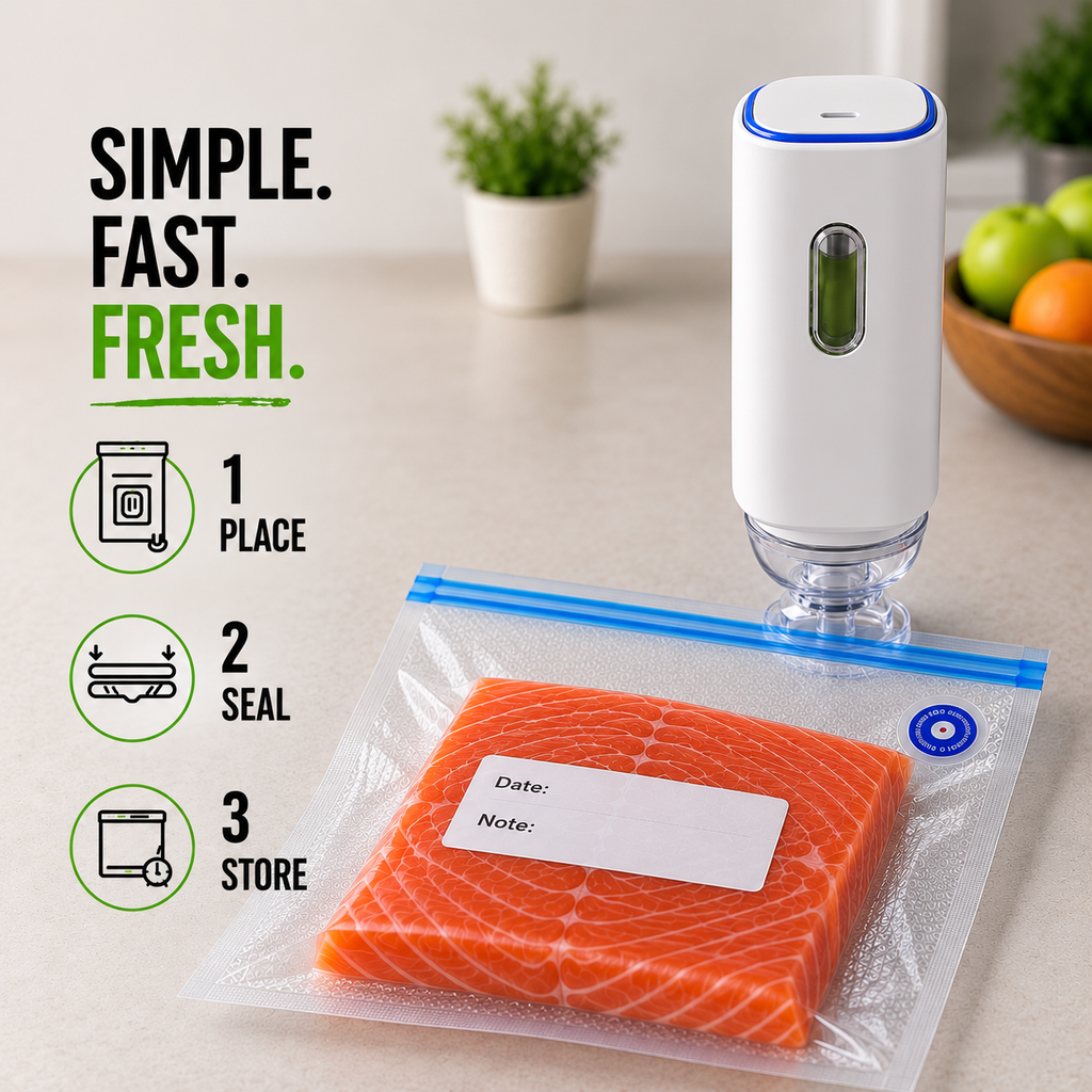 Echo Seal™ – Premium Mini Vacuum Sealer