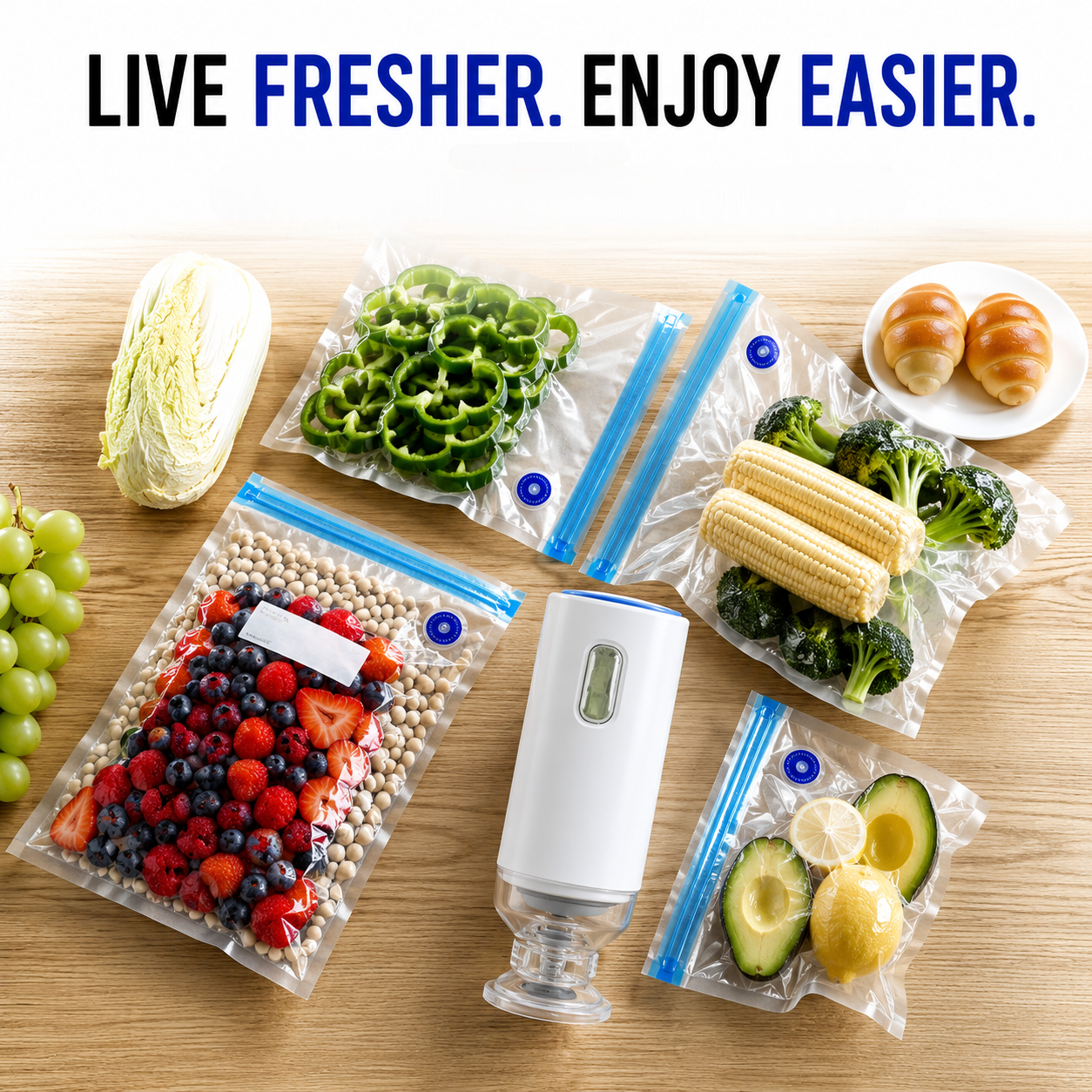 Echo Seal™ – Premium Mini Vacuum Sealer